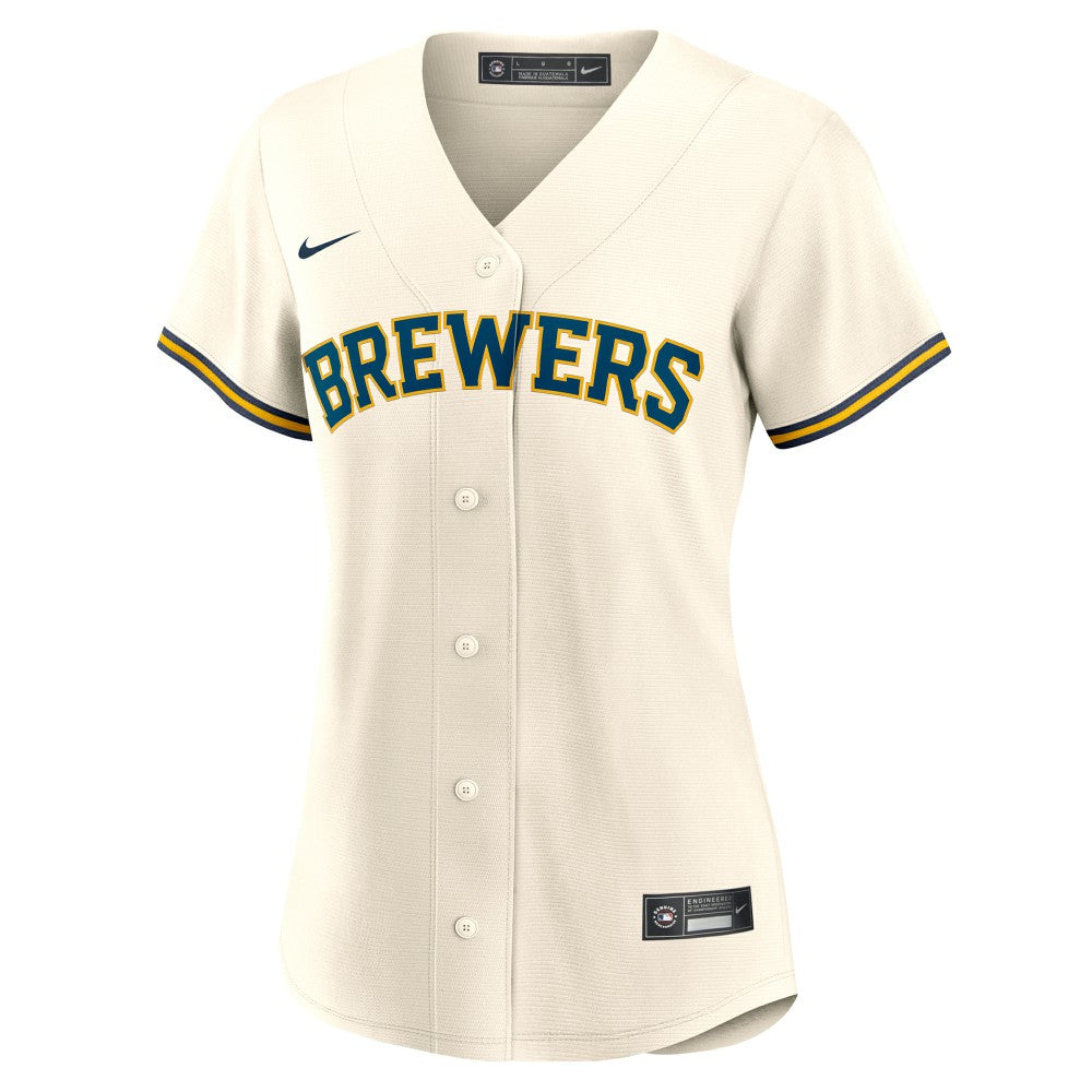 Jackson Chourio Milwaukee Brewers Nike Women's Home Replica Jersey - MLB