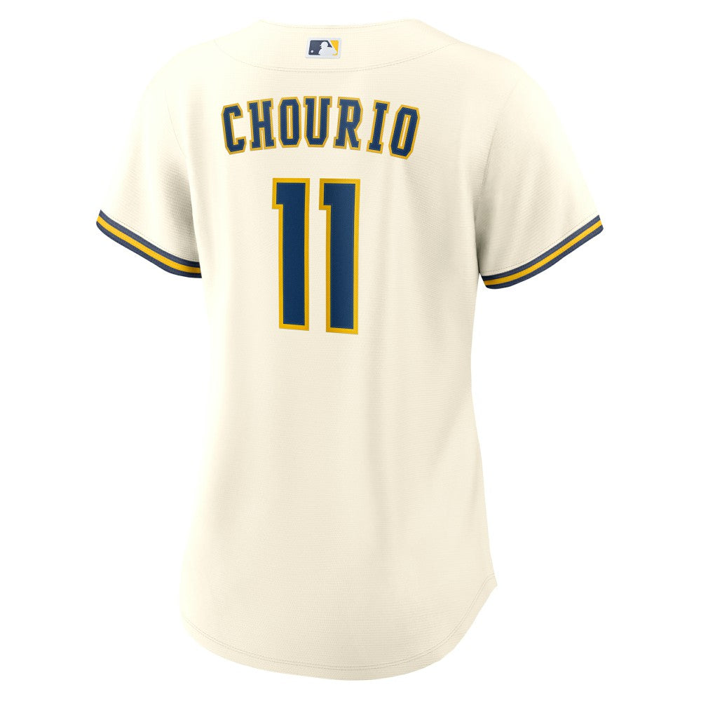 Jackson Chourio Milwaukee Brewers Nike Women's Home Replica Jersey - MLB