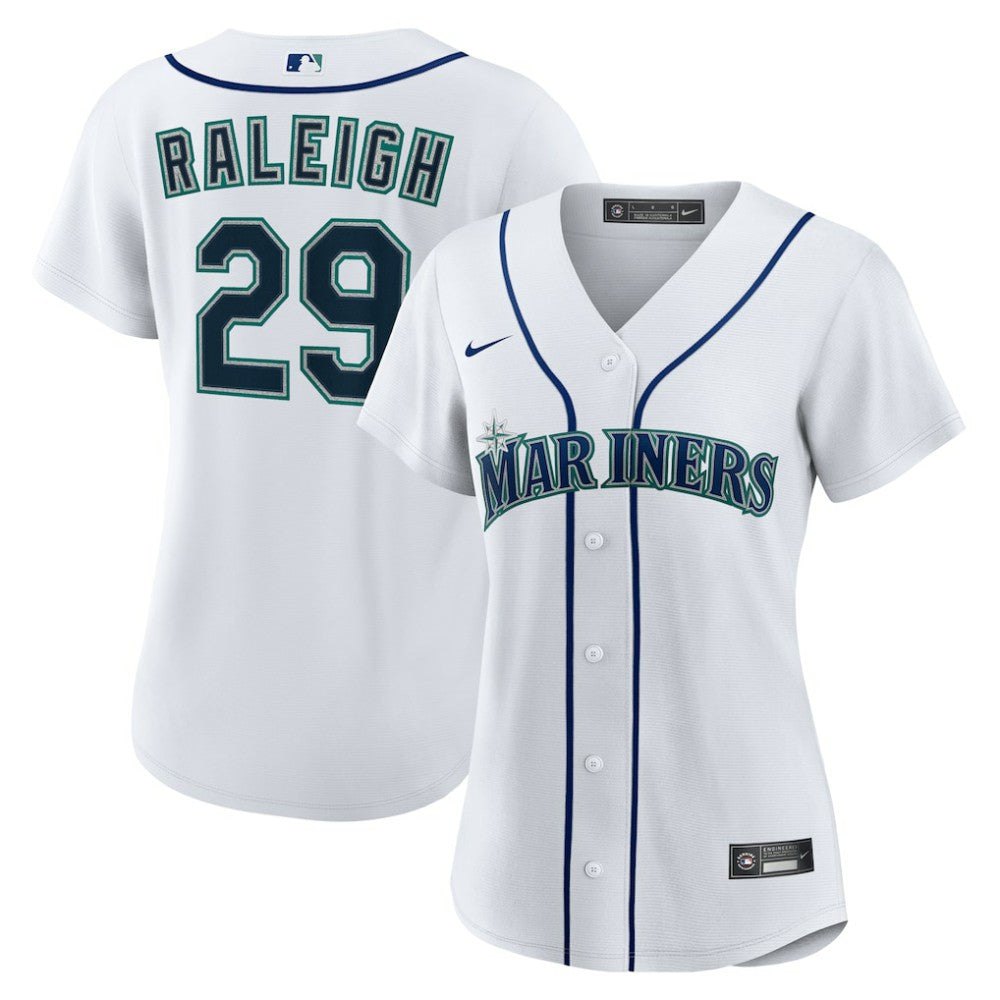 Cal Raleigh Seattle Mariners Nike Women's Home Replica Jersey - MLB