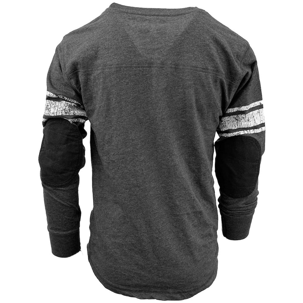 New Orleans Saints Wes & Willy Youth Football Long Sleeve T-Shirt Black | NFL