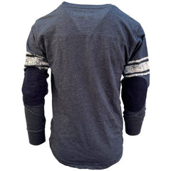 Dallas Cowboys Wes & Willy Youth Football Long Sleeve T-Shirt Navy | NFL