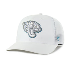 Jacksonville Jaguars '47 Snowball Trophy Stretch Fit Hat White | 47 brand