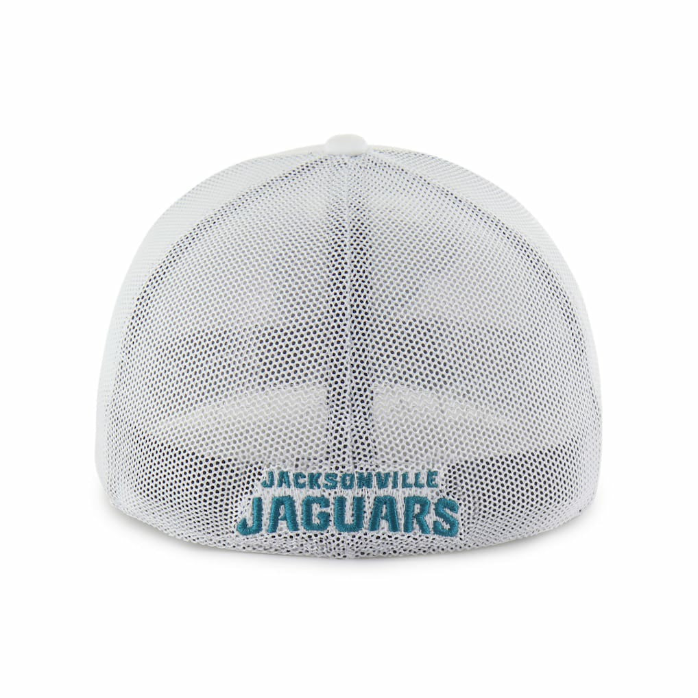 Jacksonville Jaguars '47 Snowball Trophy Stretch Fit Hat White | 47 brand