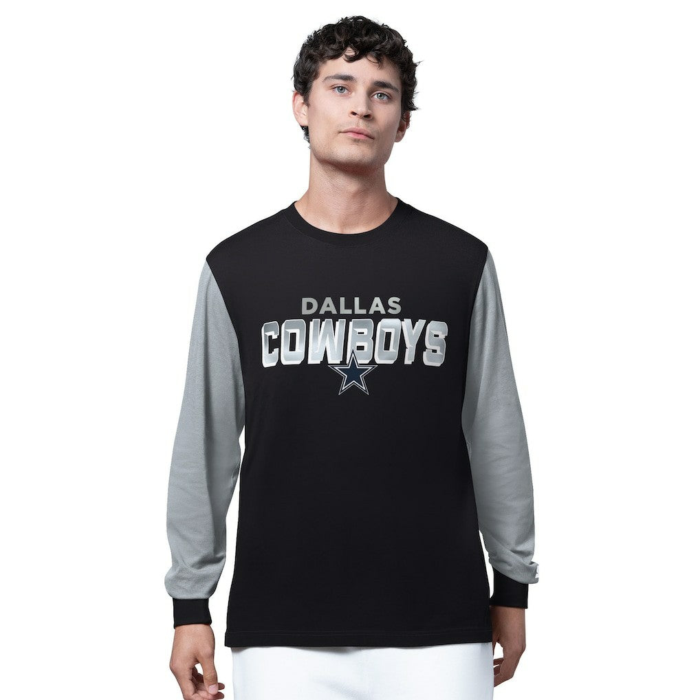 Dallas Cowboys Starter Thursday Night Gridiron Long Sleeve T-Shirt- Black | NFL