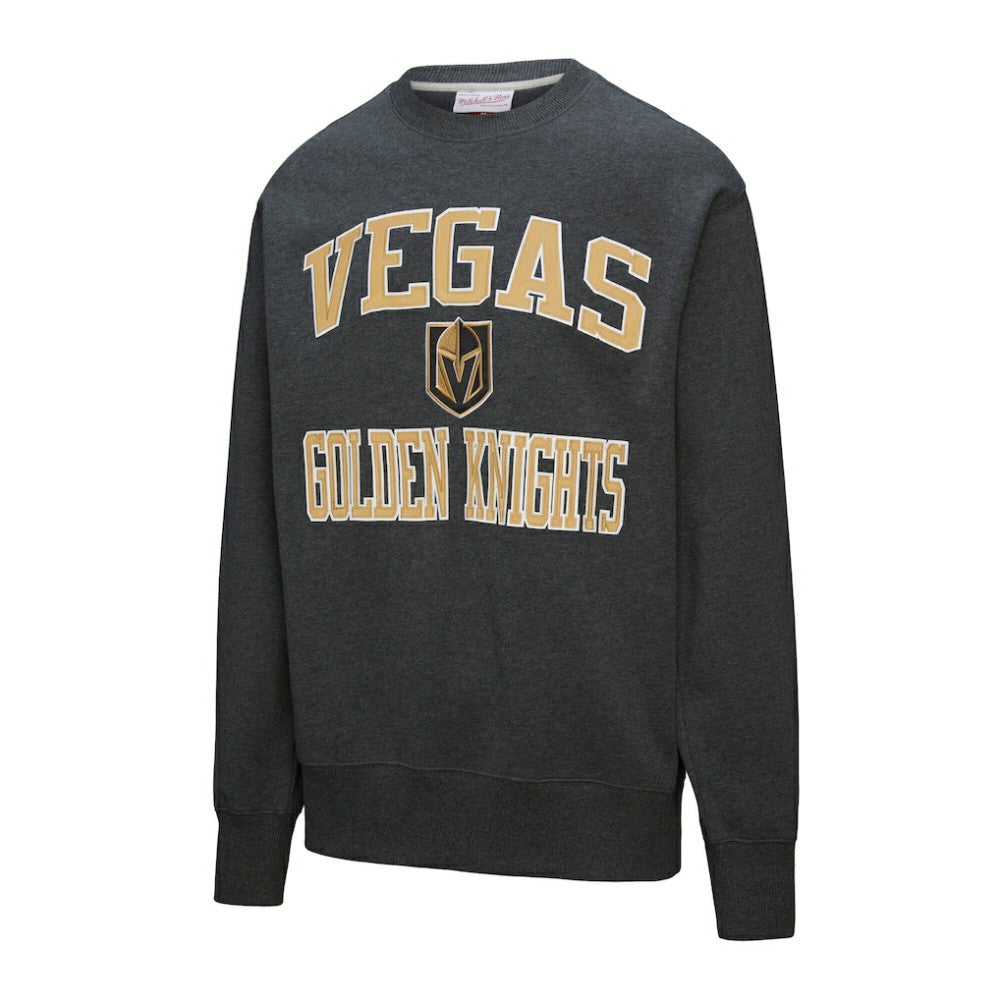 Vegas Golden Knights Mitchell & Ness Playoff Win Fleece Pullover Sweatshirt - Black - NHL