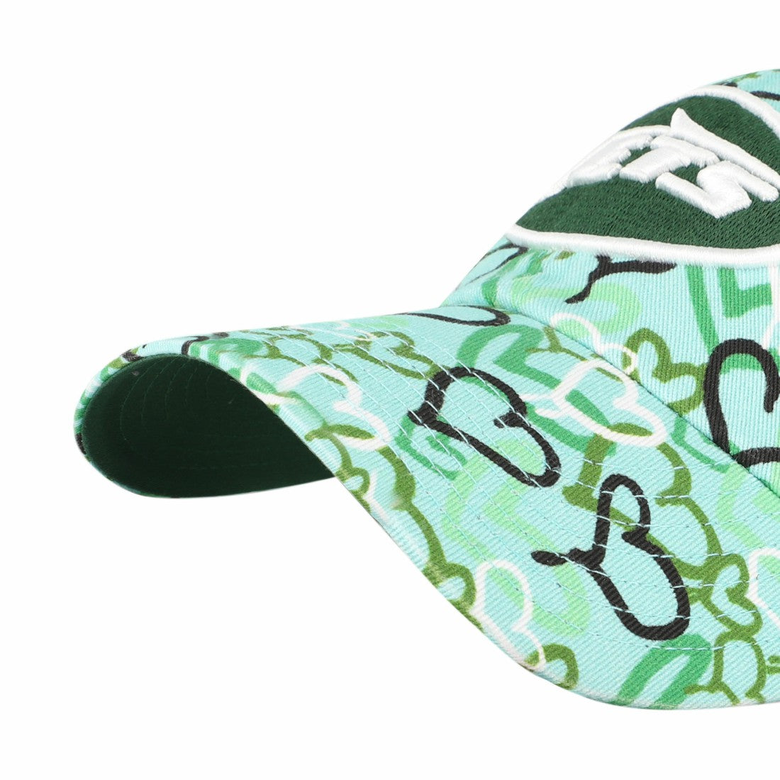 New York Jets '47 Girls Preschool Mural Clean Up Adjustable Hat Green | 47 brand