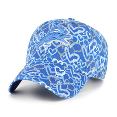 Detroit Lions '47 Girls Preschool Mural Clean Up Adjustable Hat Blue | 47 brand