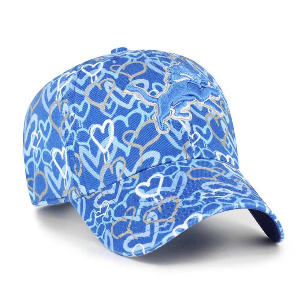Detroit Lions '47 Girls Preschool Mural Clean Up Adjustable Hat Blue | 47 brand