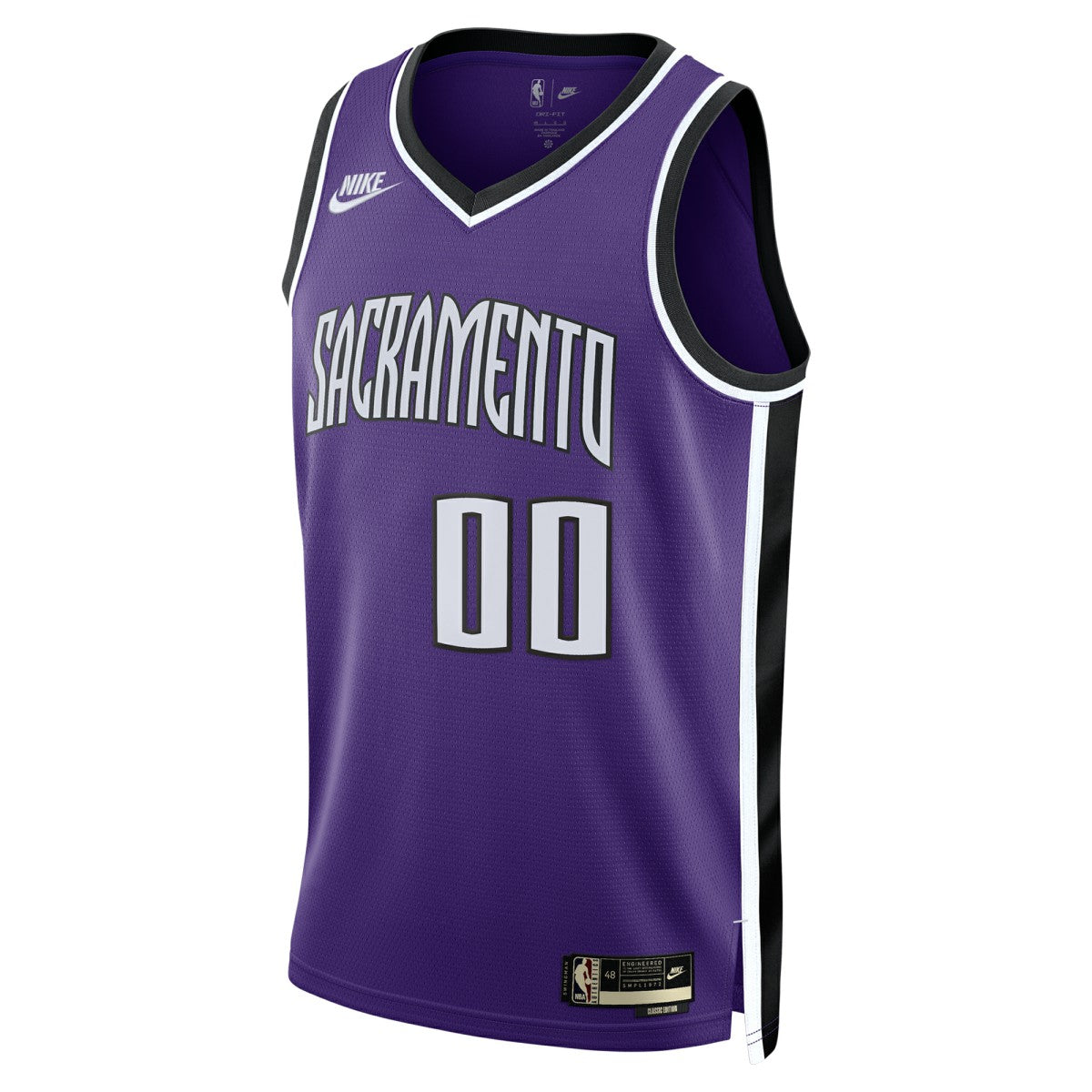 Sacramento Kings Unisex Adult Swingman Custom Jersey Classic Edition Purple - NBA