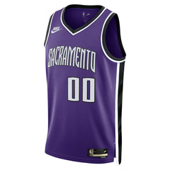 Sacramento Kings Unisex Adult Swingman Custom Jersey Classic Edition Purple - NBA