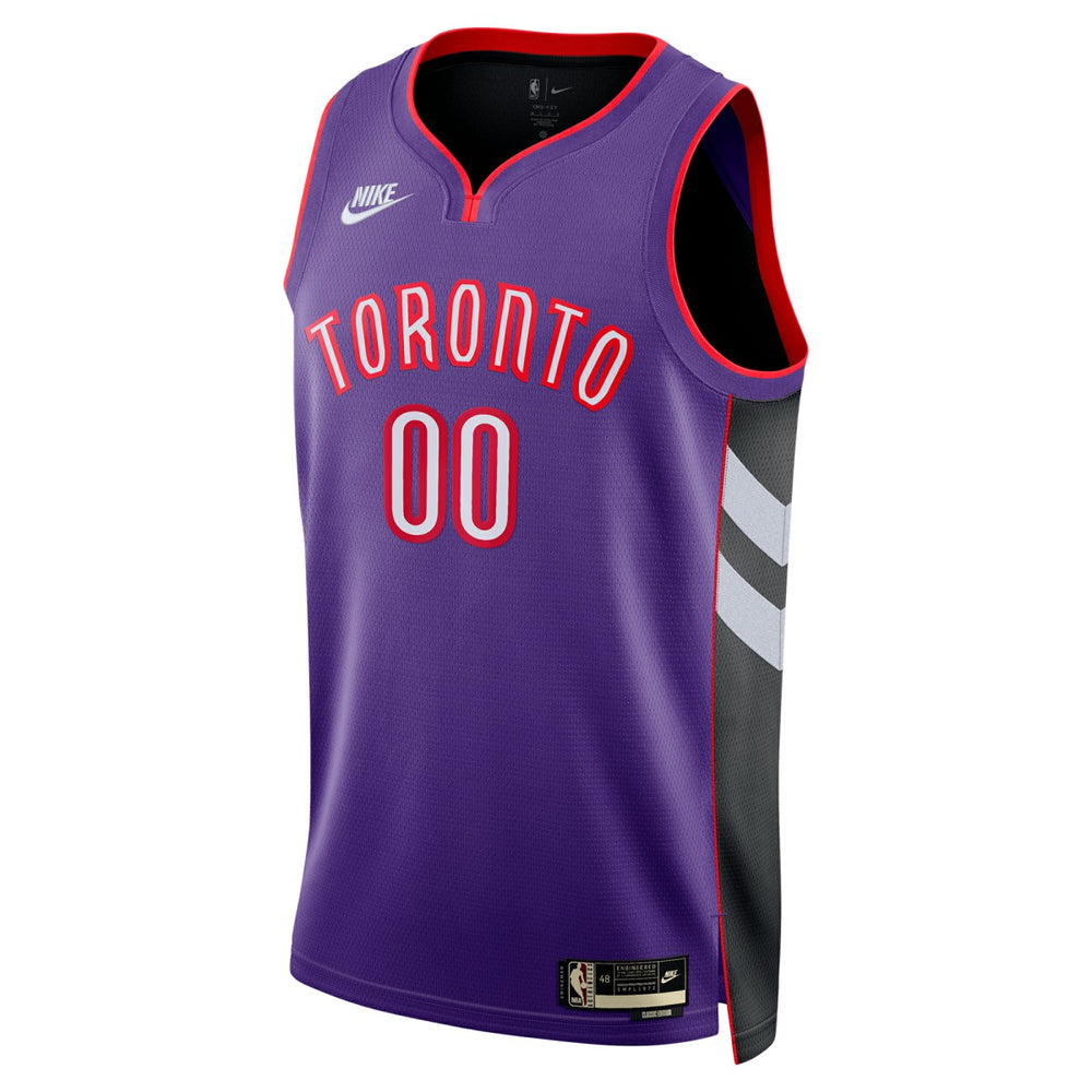 Toronto Raptors Unisex Adult Swingman Custom Jersey Classic Edition Purple - NBA