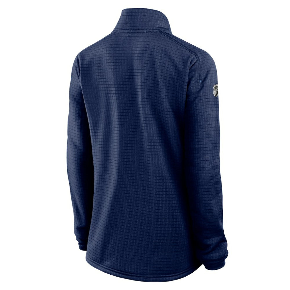 Winnipeg Jets Fanatics Women's Authentic Pro Rink Quarter-Zip Pullover  - Navy - NHL