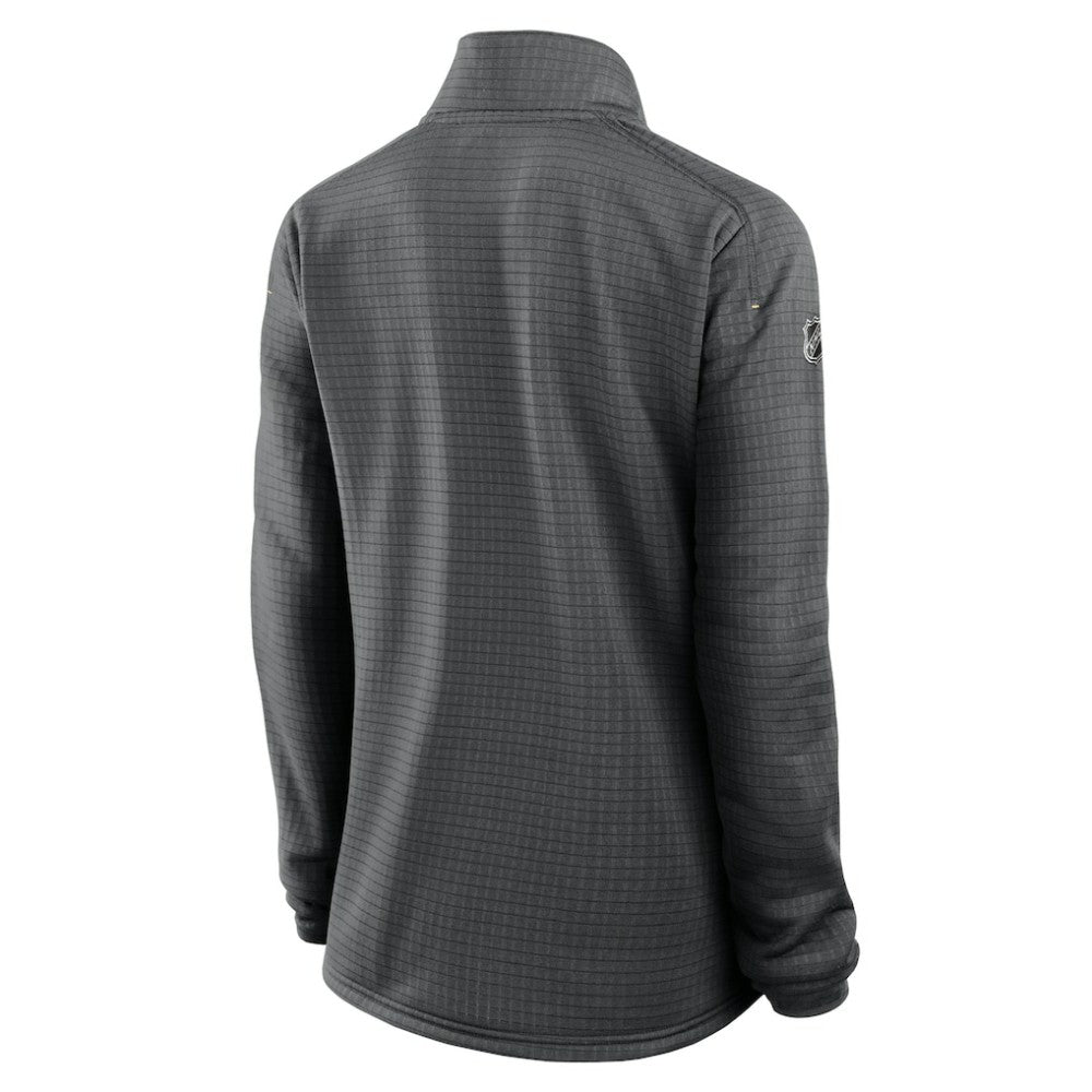 Vegas Golden Knights Fanatics Women's Authentic Pro Rink Quarter-Zip Pullover  - Charcoal - NHL