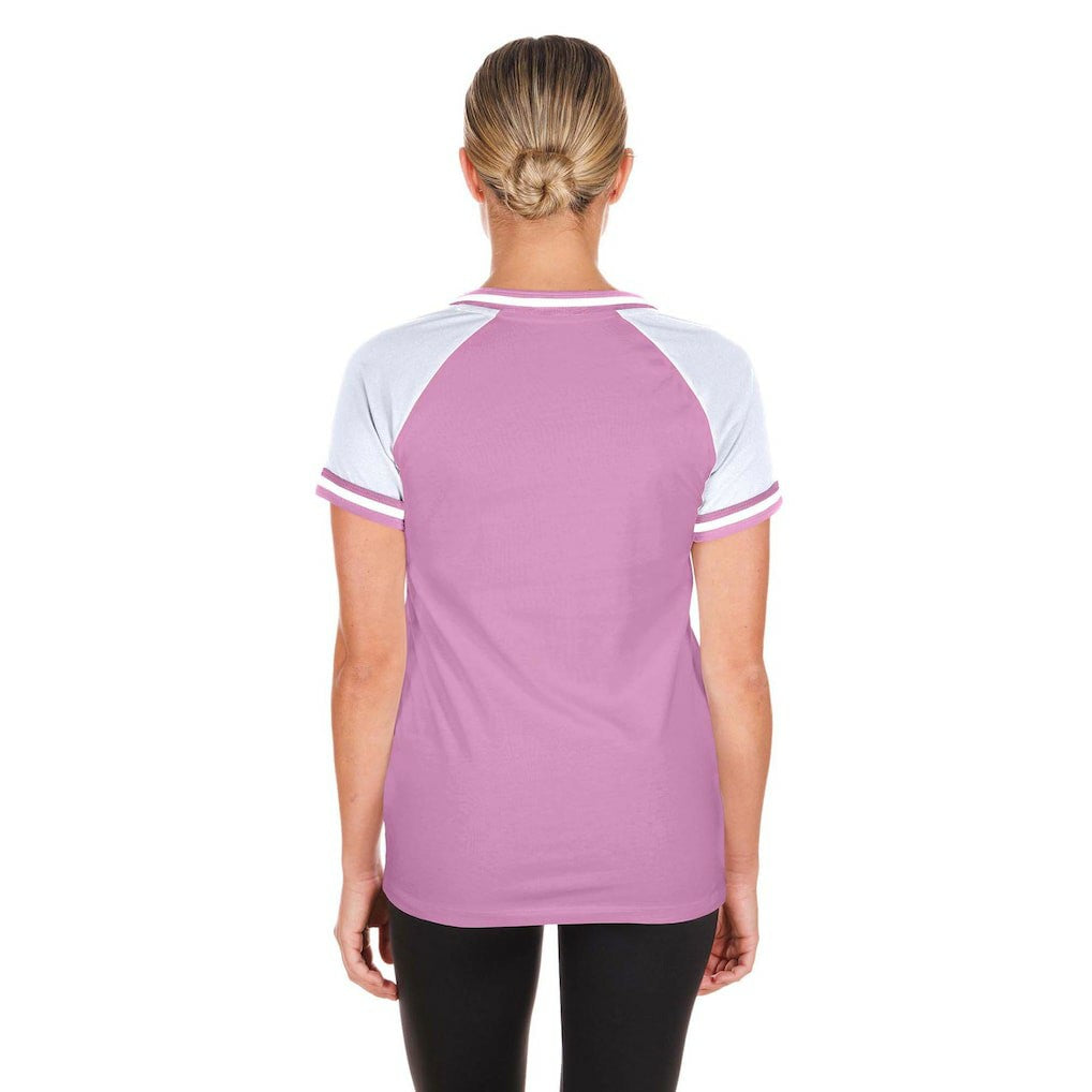 Dallas Cowboys New Era Women's Mommy & Me V-Neck T-Shirt Pink | NFL