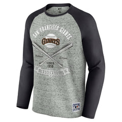 San Francisco Giants Darius Rucker Collection by Fanatics Raw Edge Raglan Long Sleeve Baseball T-Shirt - MLB