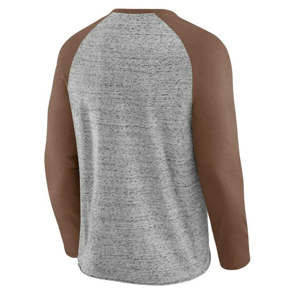 San Diego Padres Darius Rucker Collection by Fanatics Raw Edge Raglan Long Sleeve Baseball T-Shirt - MLB