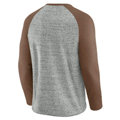 San Diego Padres Darius Rucker Collection by Fanatics Raw Edge Raglan Long Sleeve Baseball T-Shirt - MLB