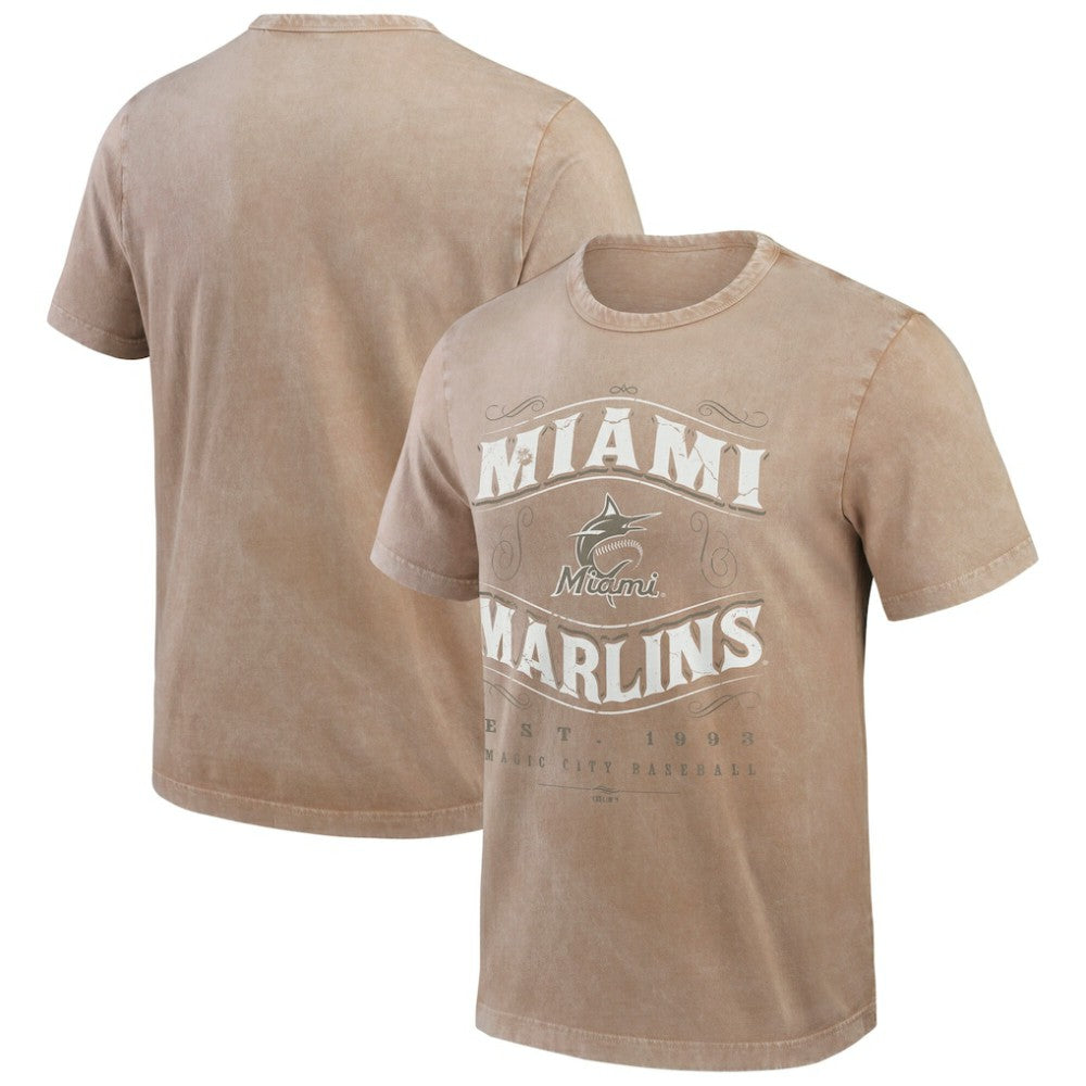 Miami Marlins Darius Rucker Collection by Fanatics Sunfaded T-Shirt - MLB