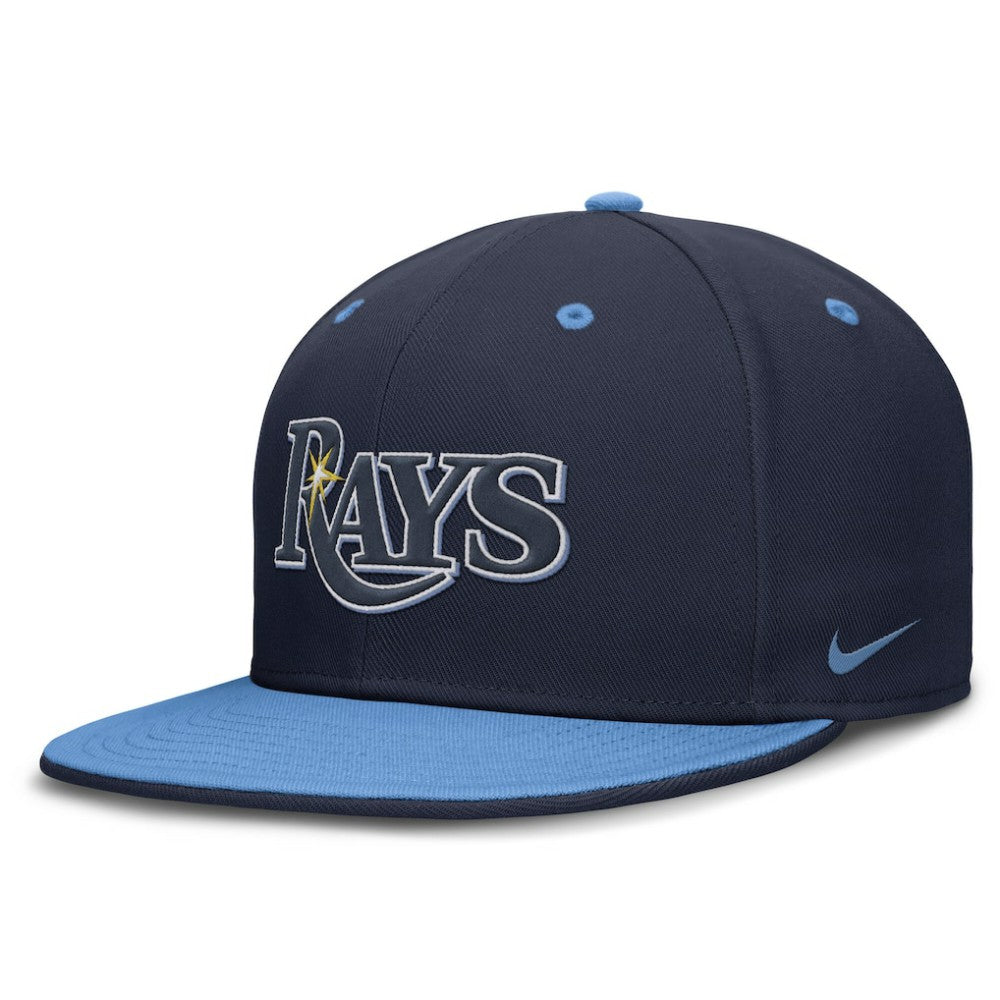 Tampa Bay Rays Nike  True Primetime Two-Tone Performance Fitted Hat - MLB