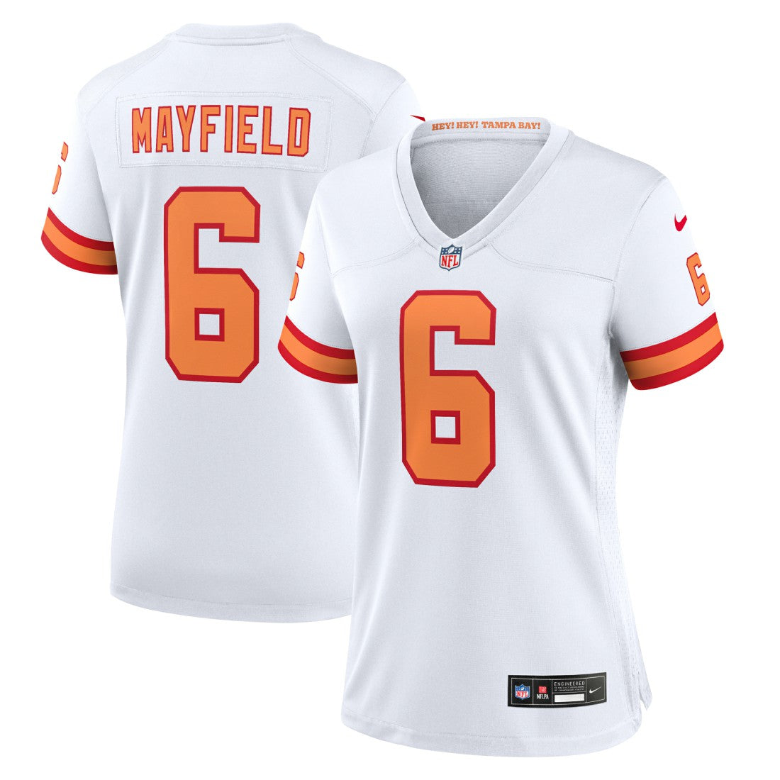 Baker Mayfield '76 Tampa Bay Buccaneers Women's Game Jersey White | Nike for Sale