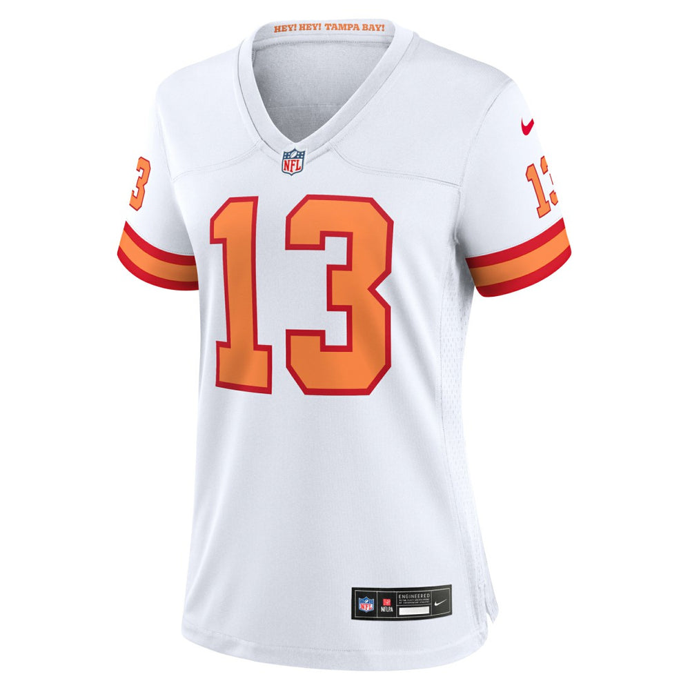 Mike Evans '76 Tampa Bay Buccaneers Women's Game Jersey White | Nike for Sale