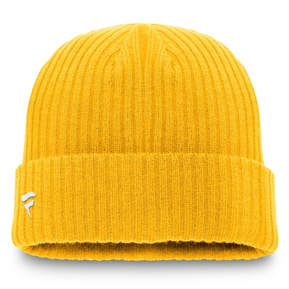 Nashville Predators Fanatics Component Cuffed Knit Hat - Gold - NHL