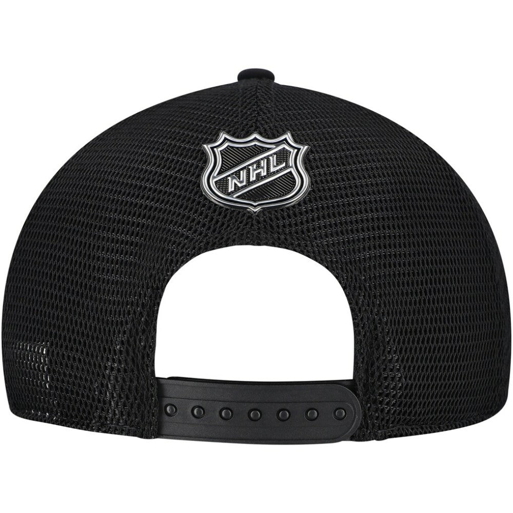 Vancouver Canucks Fanatics Military Appreciation Trucker Adjustable Hat - Olive - NHL