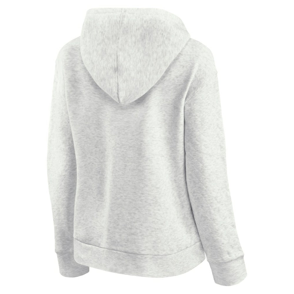 Ottawa Senators Fanatics Women's True Classics Quilted Pullover Hoodie - Oatmeal - NHL