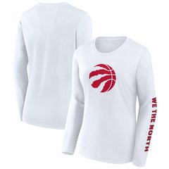 Toronto Raptors Women's Long Sleeve T-Shirt White - NBA