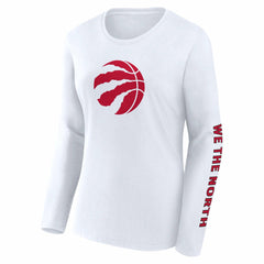 Toronto Raptors Women's Long Sleeve T-Shirt White - NBA