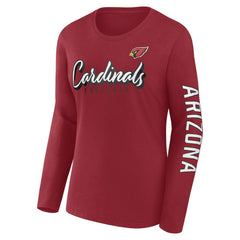 Arizona Cardinals Women's Cheerleader Long Sleeve T-Shirt Cardinal | Fanatics