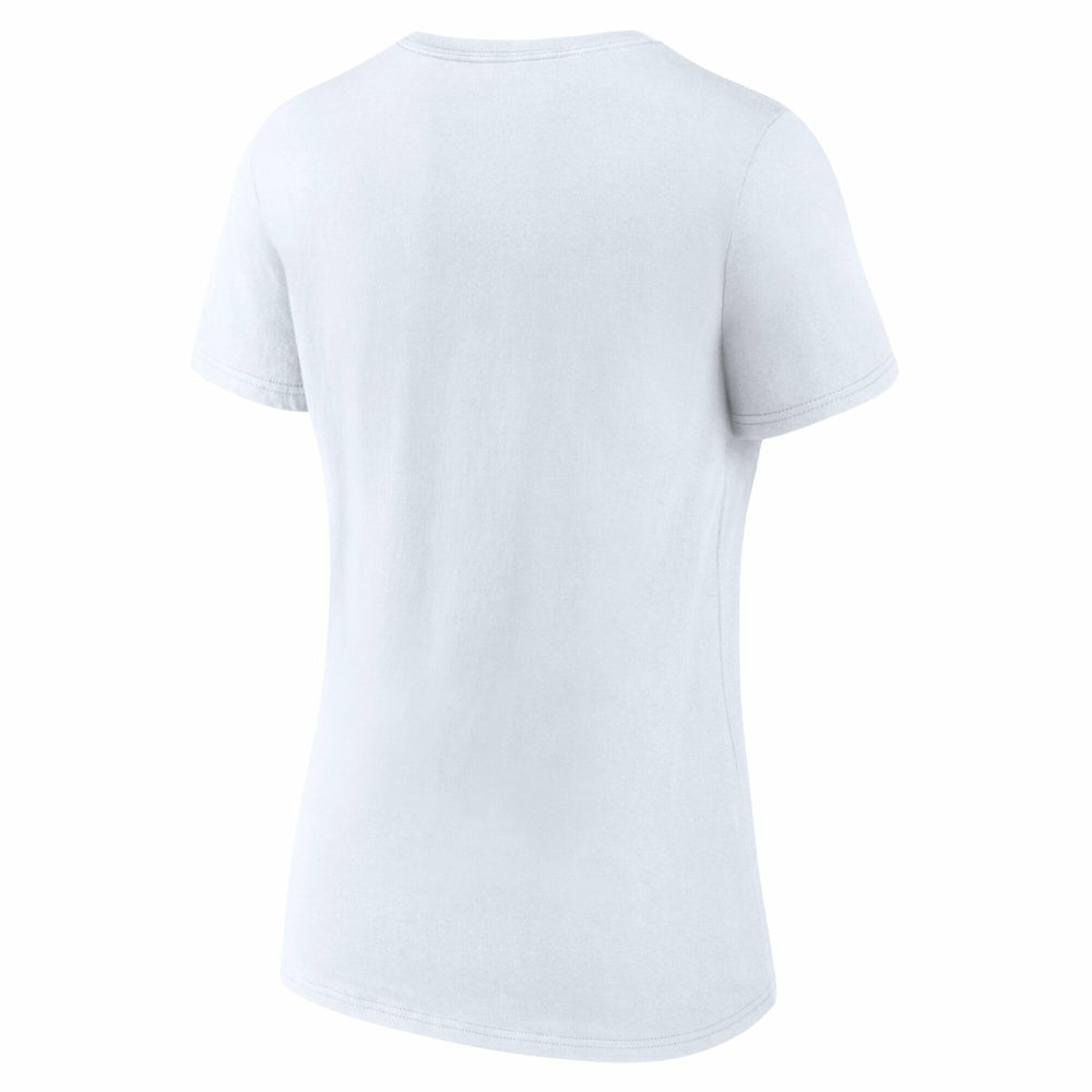 Portland Trail Blazers Women's Bench Warmer V-Neck T-Shirt White - NBA