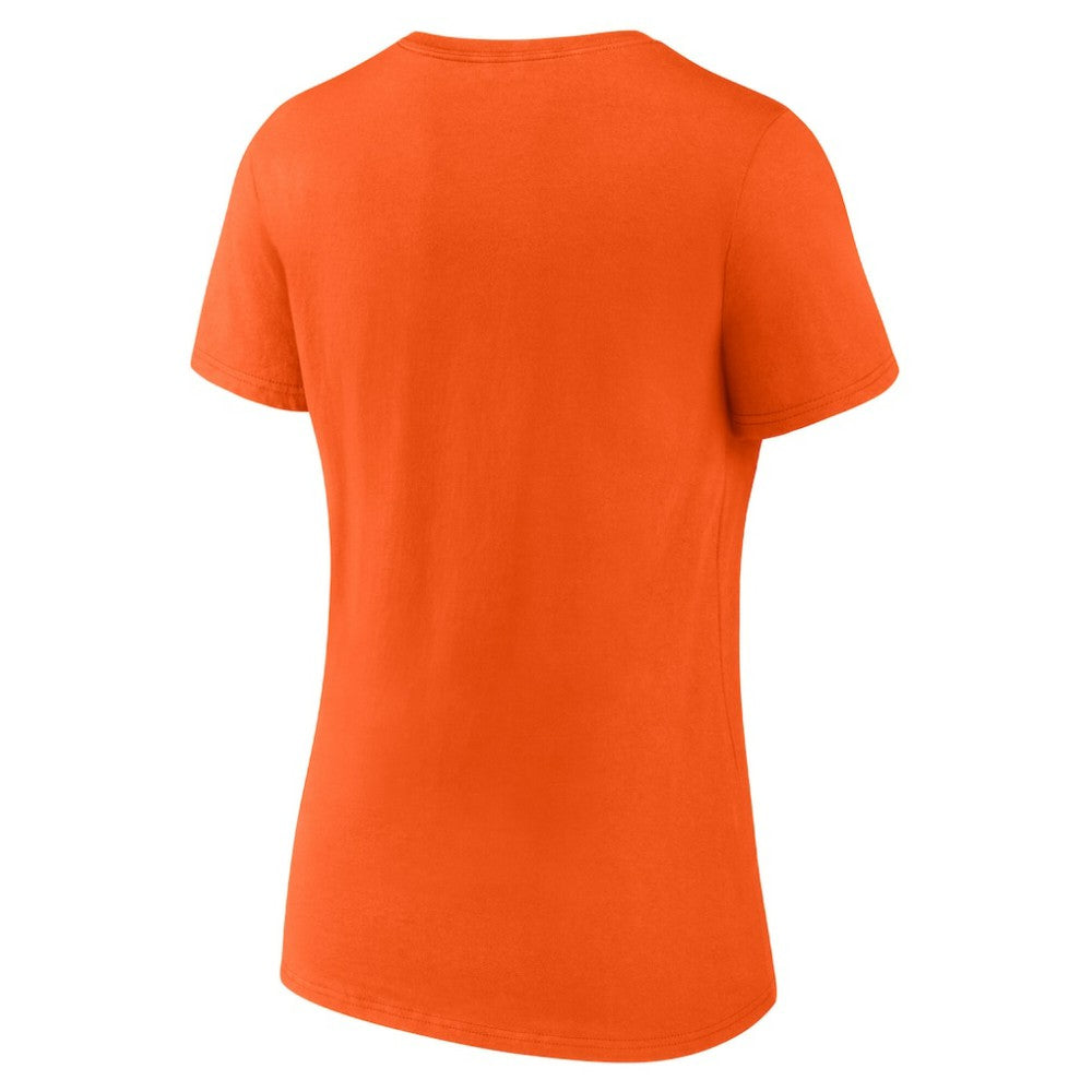 Philadelphia Flyers Fanatics Women's V-Neck T-Shirt - Orange - NHL
