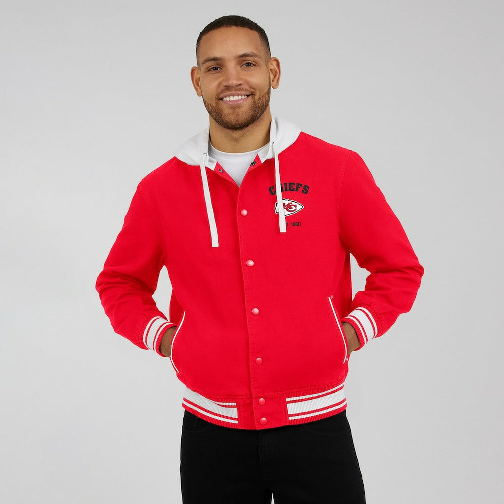 Kansas City Chiefs Darius Rucker Collection Full-Snap Hoodie Jacket Red | Fanatics