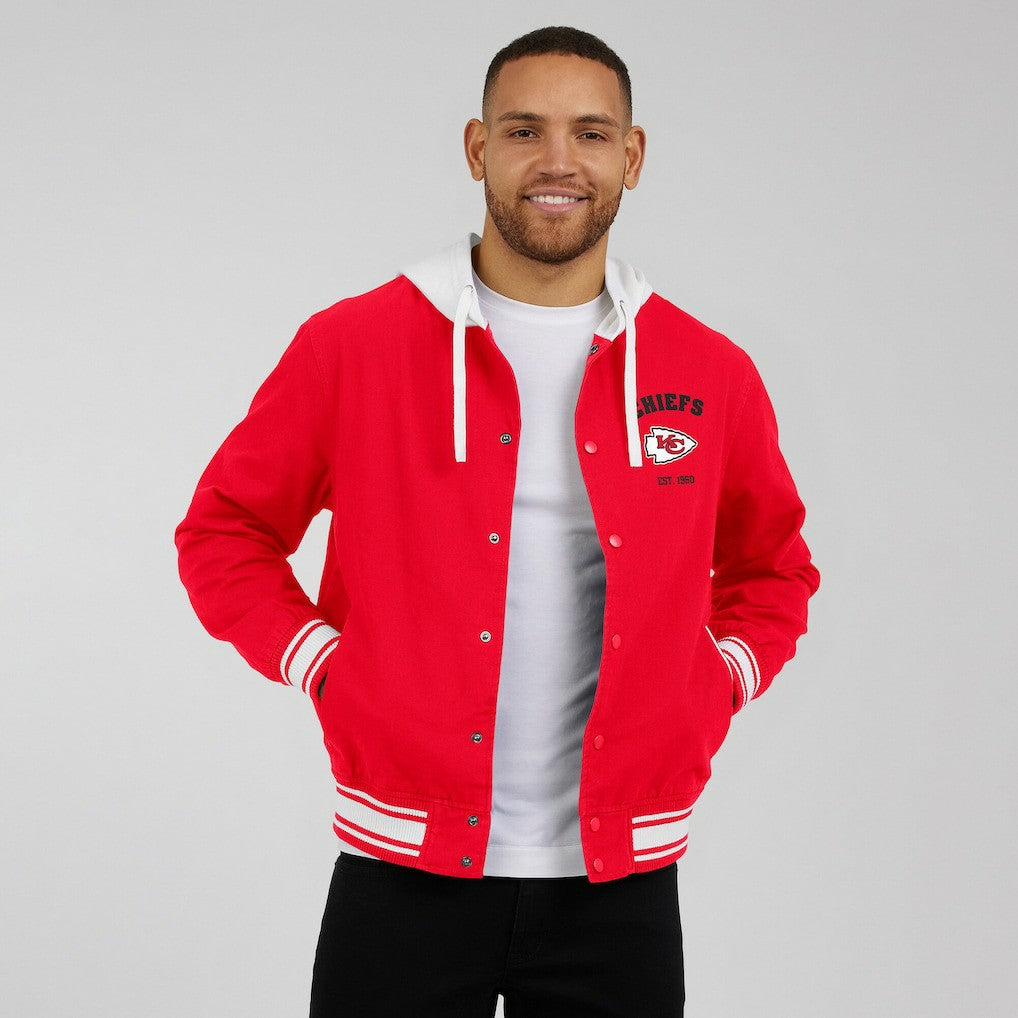Kansas City Chiefs Darius Rucker Collection Full-Snap Hoodie Jacket Red | Fanatics