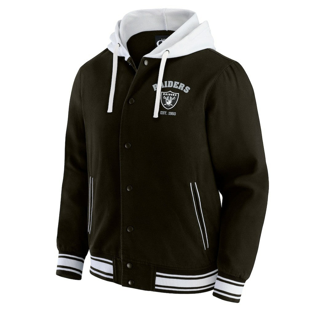 Las Vegas Raiders Darius Rucker Collection Full-Snap Hoodie Jacket Black | Fanatics