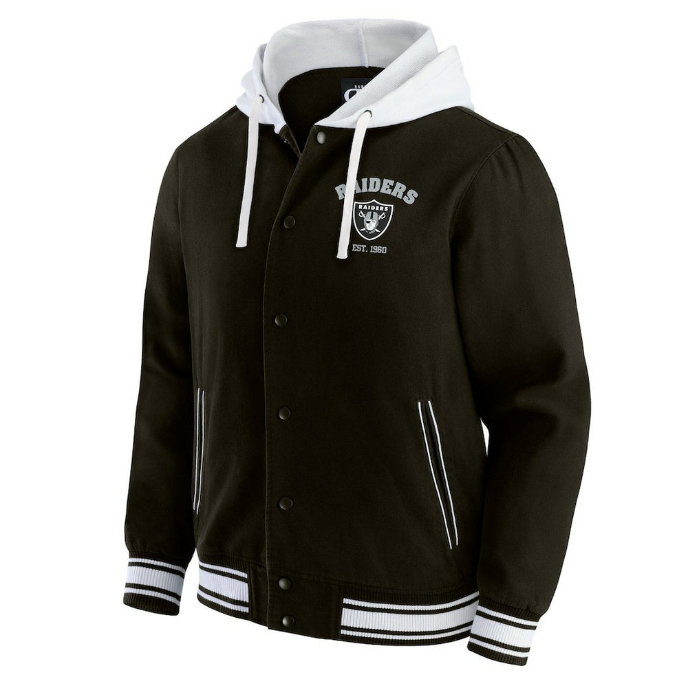 Las Vegas Raiders Darius Rucker Collection Full-Snap Hoodie Jacket Black | Fanatics