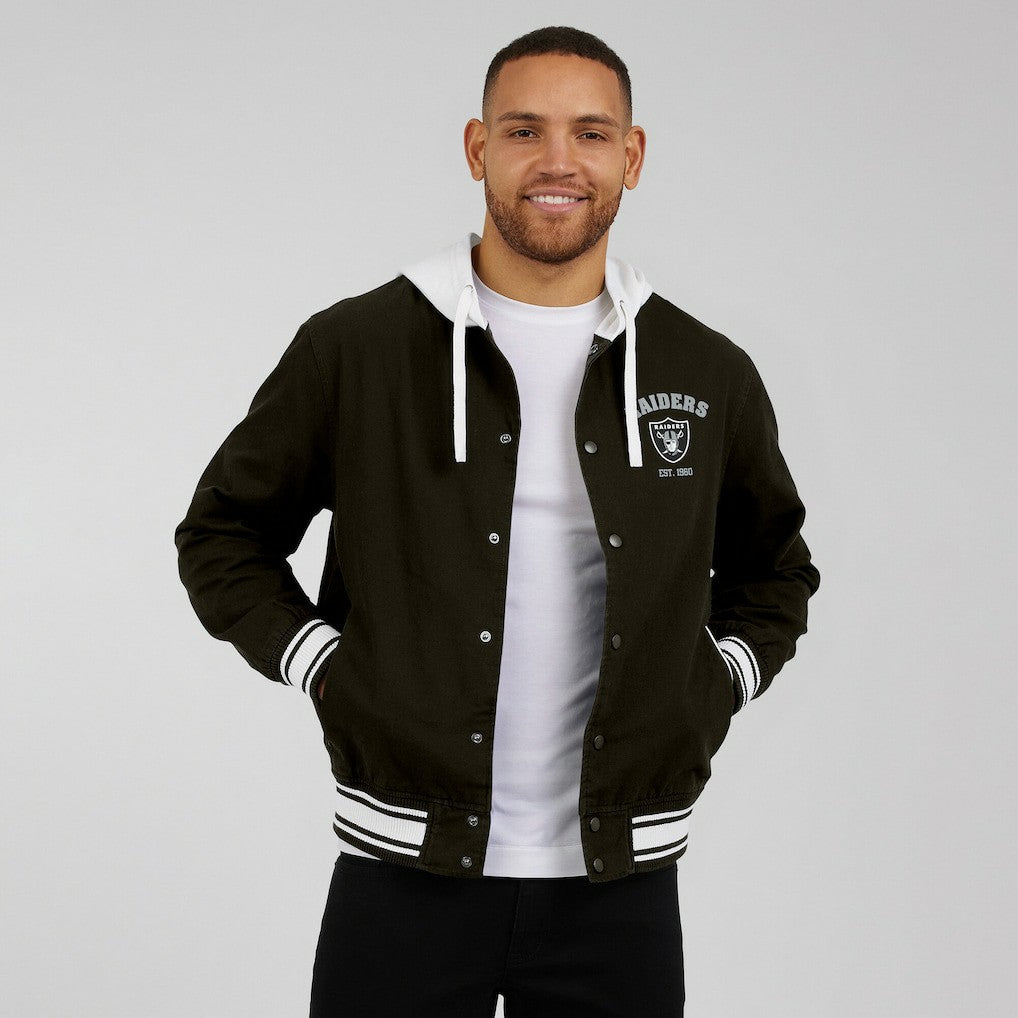 Las Vegas Raiders Darius Rucker Collection Full-Snap Hoodie Jacket Black | Fanatics