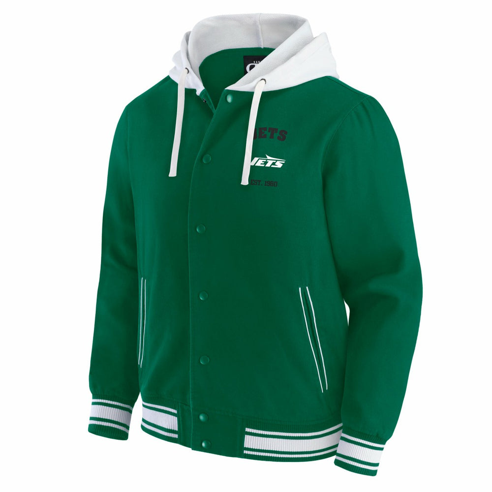 New York Jets Darius Rucker Collection Full-Snap Hoodie Jacket Green | Fanatics