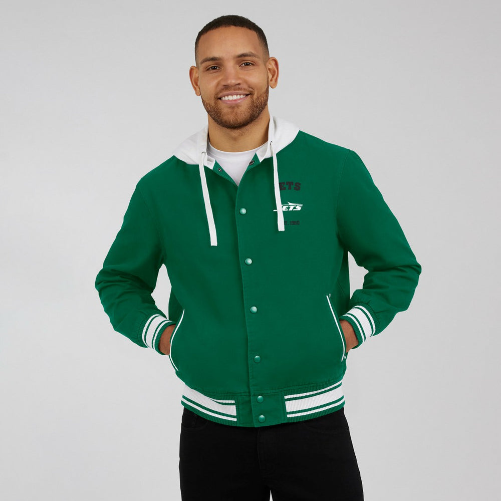 New York Jets Darius Rucker Collection Full-Snap Hoodie Jacket Green | Fanatics