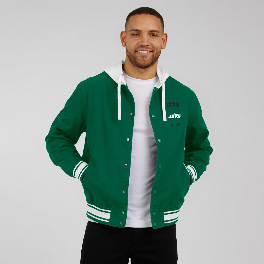 New York Jets Darius Rucker Collection Full-Snap Hoodie Jacket Green | Fanatics