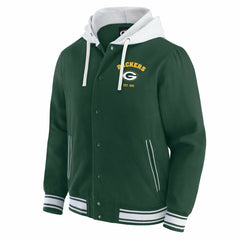 Green Bay Packers Darius Rucker Collection Full-Snap Hoodie Jacket Green | Fanatics