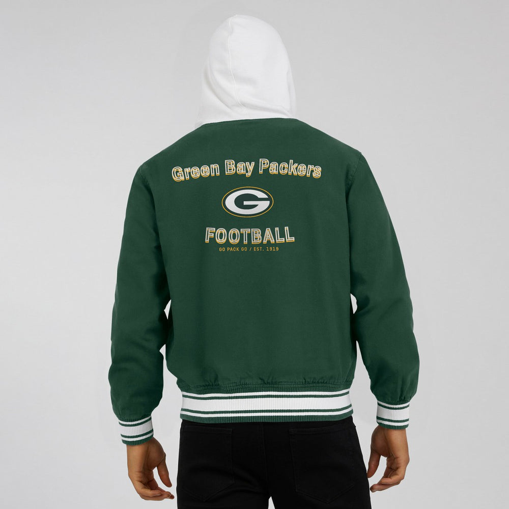 Green Bay Packers Darius Rucker Collection Full-Snap Hoodie Jacket Green | Fanatics