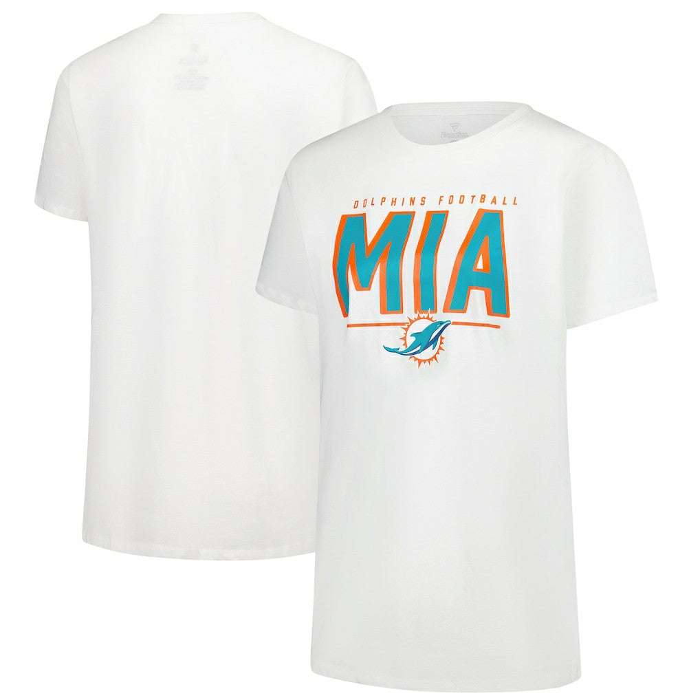 Miami Dolphins Women's Cheerleader T-Shirt White | Fanatics