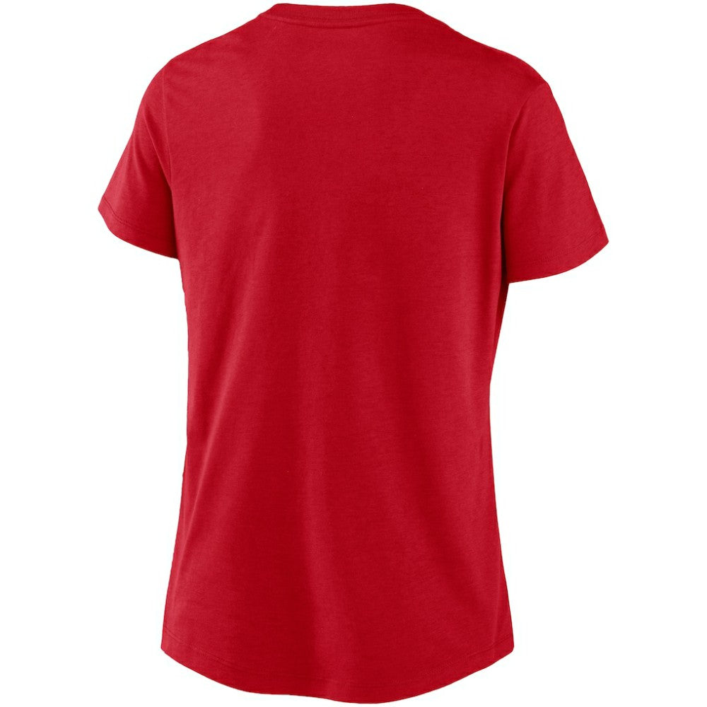Washington Nationals Nike Women's Local Team Tri-Blend V-Neck T-Shirt - MLB