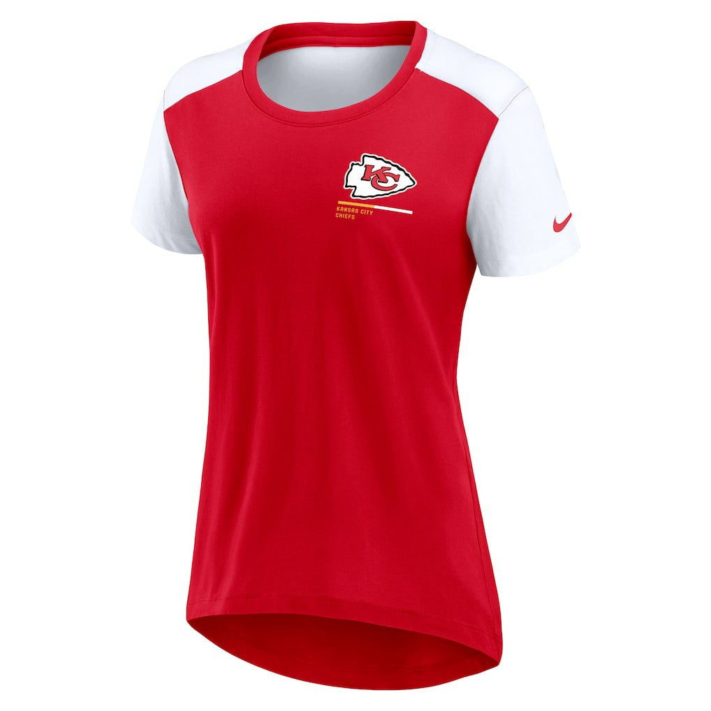 Kansas City Chiefs Women's Preferred Yoga Inspired Fashion Top Red | Nike for Sale