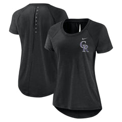 Colorado Rockies Nike Women's Summer Breeze Raglan Fashion T-Shirt - MLB