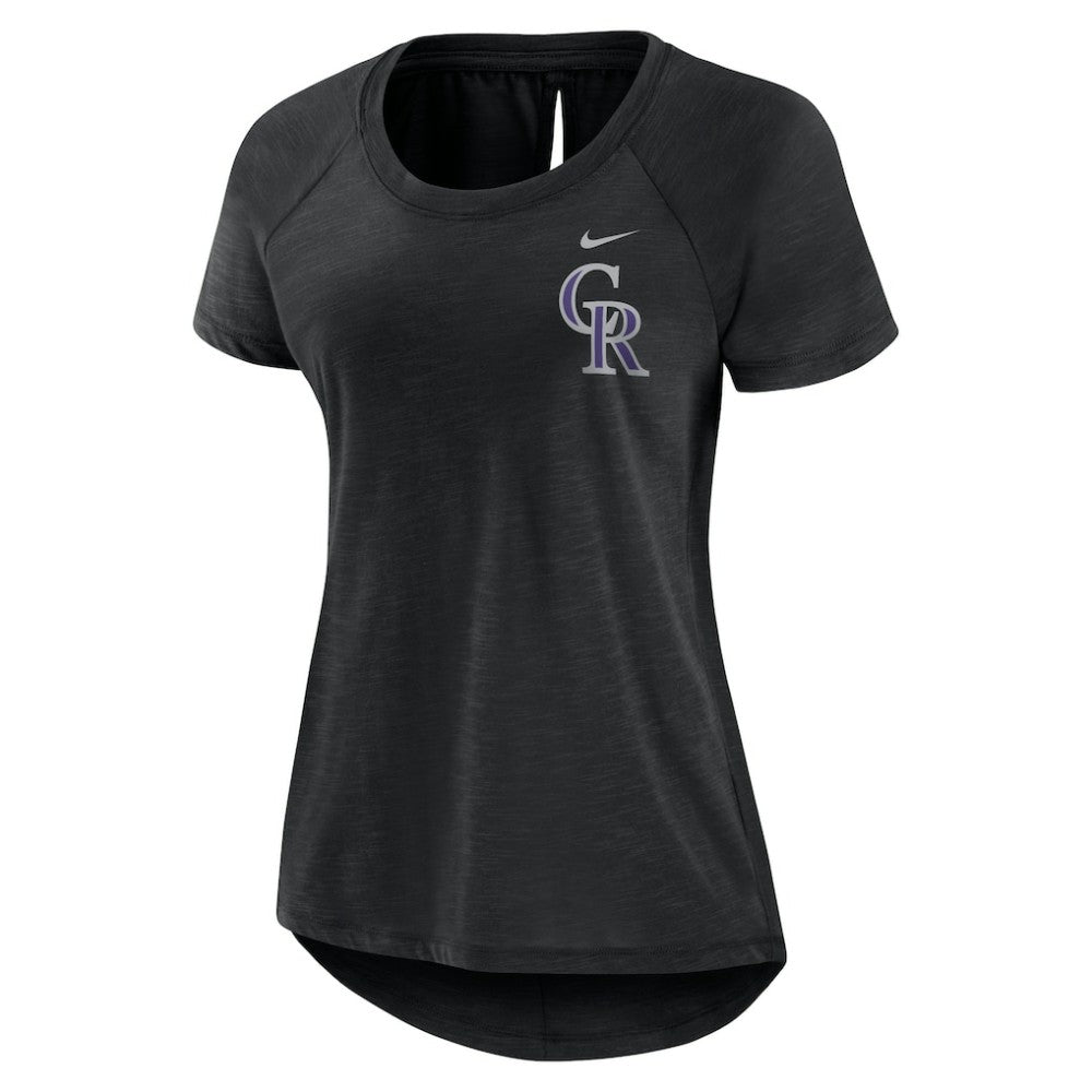 Colorado Rockies Nike Women's Summer Breeze Raglan Fashion T-Shirt - MLB