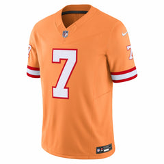 Bucky Irving Tampa Bay Buccaneers Alternate 2 Throwback Vapor F.U.S.E. Limited Jersey Orange | Nike for Sale