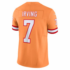 Bucky Irving Tampa Bay Buccaneers Alternate 2 Throwback Vapor F.U.S.E. Limited Jersey Orange | Nike for Sale